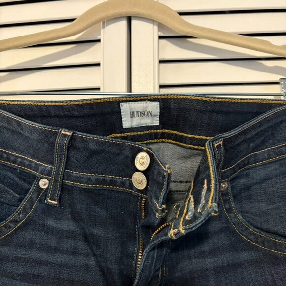 Hudson Palerme Knee Cuffed Jean Shorts, Stella 30 - Picture 3 of 8